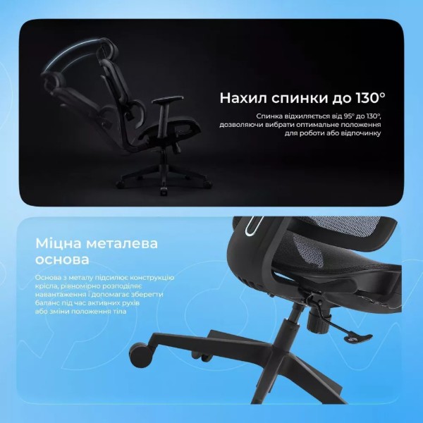 Фото - Кресло офисное Proove White-collar black (ECWC0001001)